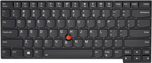 Lenovo 01YP280 Notebook-Ersatzteil Tastatur (FRU01YP280) von Lenovo