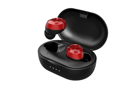 Lenovo HT10 Pro EQ Technology In-Ear-Kopfhörer, Bluetooth, kabellos, Rot von Lenovo