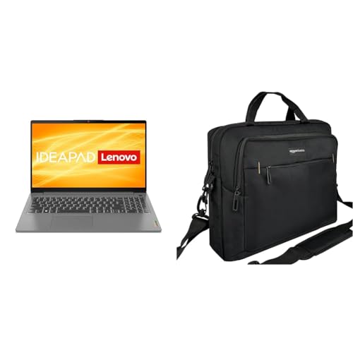 Lenovo IdeaPad 3i Laptop | 15,6" Full HD Display & Amazon Basics- kompakte Laptoptasche von Lenovo