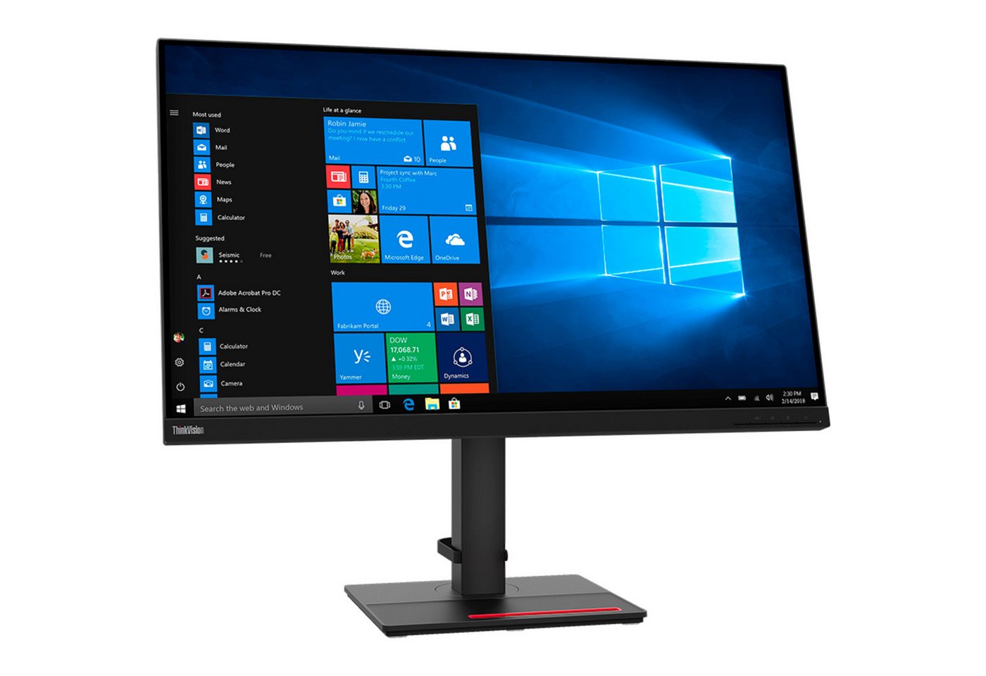 Lenovo Lenovo ThinkVision T32h-30, LED-Monitor, (QHD, LED-Monitor (2560 x 1440 Pixel px, 4 ms Reaktionszeit) von Lenovo