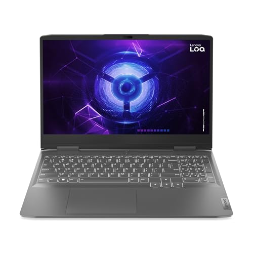 Lenovo LOQ Gen 8 Gaming-Laptop, 39,6 cm (15,6 Zoll), FHD, Intel Core i5-13500H, 16 GB RAM, 512 GB SSD, NVIDIA GeForce RTX 4060 8 GB, 144 Hz, Wi-Fi 6, ohne Betriebssystem, Grau, spanische von Lenovo