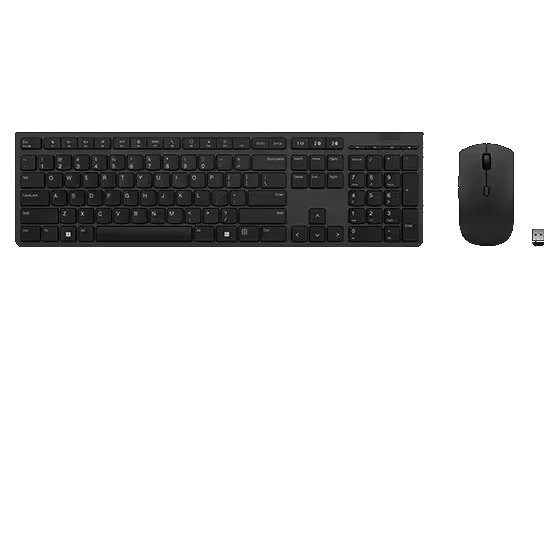 Lenovo Professional Wireless Rechargeable Keyboard and Mouse Com von Lenovo