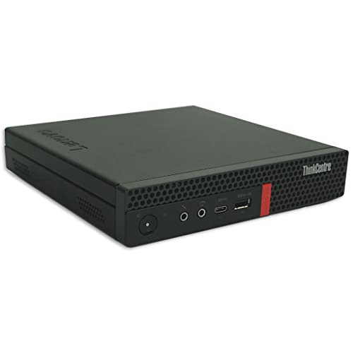 Lenovo ThinkCentre M720q Tiny Intel Six Core i5 8400T 256GB SSD Festplatte 8GB Speicher Windows 11 Pro Desktop Computer USFF Mini PC (Generalüberholt) von Lenovo