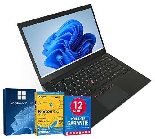 Lenovo ThinkPad T460s 14 Zoll Full HD Laptop Intel Core i5-6300U@ bis zu 3 GHz 20 GB 512 GB SSD mit Windows 11 Pro & GRATIS Antiviren-Software inkl. 12 Monate Garantie (Generalüberholt) von Lenovo