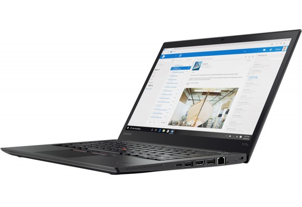 Lenovo ThinkPad T470s 14 Zoll 1920x1080 Full HD Intel Core i7 256GB SSD 24GB Windows 10 Home inkl. Docking von Lenovo