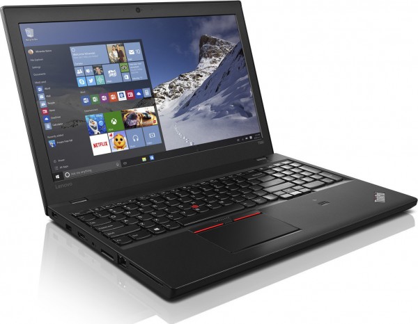 Lenovo ThinkPad T560 15,6 Zoll 1920×1080 Full HD Intel Core i7 256GB SSD 8GB Windows 10 Pro Webcam von Lenovo