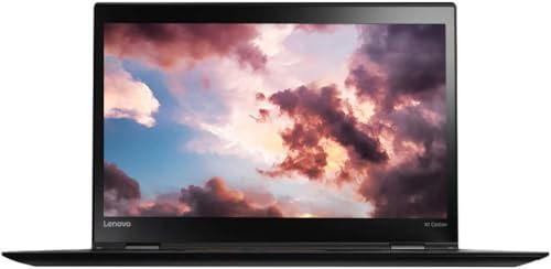 Lenovo ThinkPad x1 Carbon Gen 4, 14 Zoll FHD Ultrabook, Intel i5-6300U, 2,4 GHz, 8 GB RAM, 256 GB SSD, Amerikanische Tastatur, Windows 10 Pro (Generalüberholt) von Lenovo