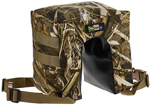 LENSCOAT Camouflage-Kamera-Objektiv-Unterstützung Sitzsack Plattform LensSack Pro Jr, Realtree Max5 (lclspjm5) von LensCoat