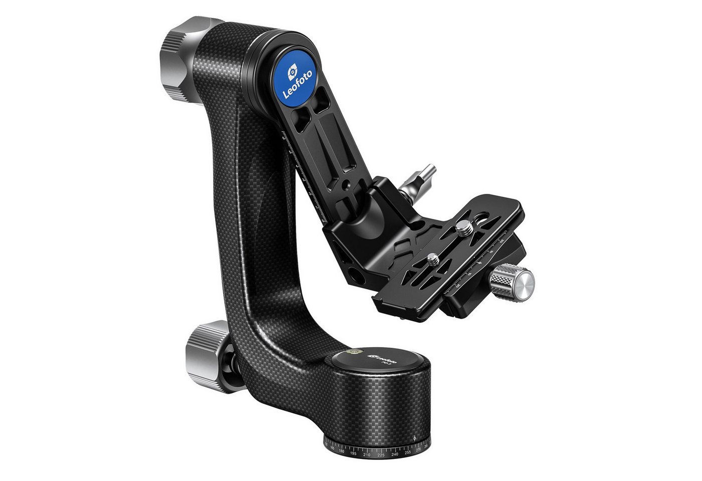 Leofoto Leofoto 2-Wege-Neiger PG-3 Carbon-Gimbal black Kamerastativ von Leofoto