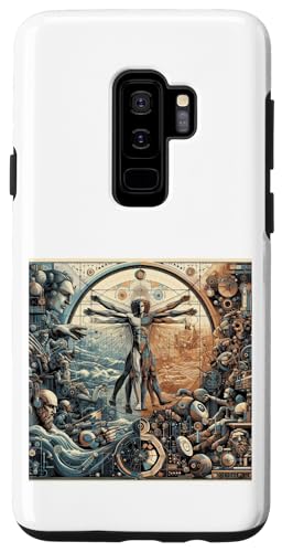 Hülle für Galaxy S9+ Leonardo Da Vinci Mann von Leonardo Da Vinci