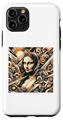 Hülle für iPhone 11 Pro Da Vinci Graffiti-Kunstallustration Mona Lisa von Leonardo Da Vinci