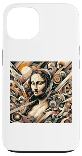 Hülle für iPhone 13 Da Vinci Graffiti-Kunstallustration Mona Lisa von Leonardo Da Vinci