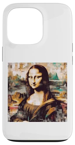 Hülle für iPhone 13 Pro Da Vinci Graffiti-Kunstallustration Mona Lisa von Leonardo Da Vinci