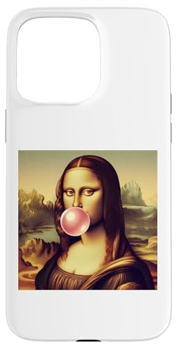 Hülle für iPhone 15 Pro Max Leonardo Da Vinci Mona Lisa Lustig von Leonardo Da Vinci