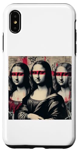 Hülle für iPhone XS Max Mona Lisa Lustiges Grafikgeschenk von Leonardo Da Vinci