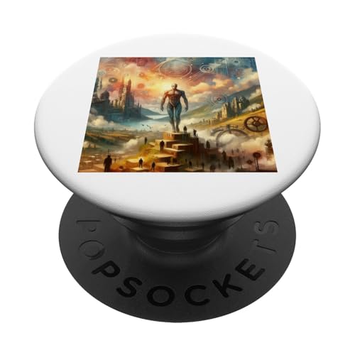 Leonardo Da Vinci Mann Frau PopSockets Klebender PopGrip von Leonardo Da Vinci