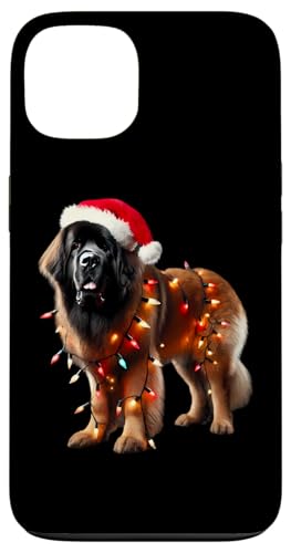 Hülle für iPhone 13 Leonberger Weihnachtsmannmütze Weihnachtsbeleuchtung Hundebesitzer Mama Papa Xmas von Leonberger Christmas Products