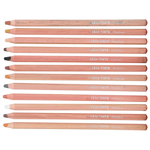 Pastellkreide, Pastell Bleistift, Pastellkreidenstifte, Pastellkreiden Stifte Soft Pastels Set, Holzhauttönungsstifte, Zeichnen Skizzieren Färben Schattieren Schichten Mischen Künstlerbedarf von Leopacat