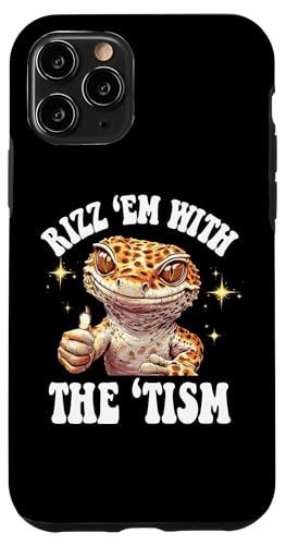 Hülle für iPhone 11 Pro Rizz 'Em Leopard Gecko Lover von Funny Lizard Gifts Graphic Tee Shirts & Hoodies