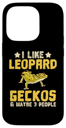 Hülle für iPhone 14 Pro Leopard Gecko Lustige Tiere Eidechse Haustier von Leopard Gecko