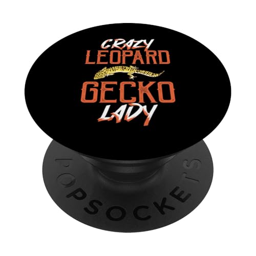 Leopard Gecko Lustige Tiere Eidechse Haustier PopSockets Klebender PopGrip von Leopard Gecko