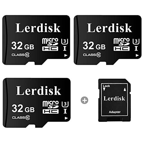 Lerdisk Fabrik Großhandel 3er-Pack Micro SD Karte Großhandel von 3C Group autorisiertes Lizenzprodukt (32GB) von Lerdisk