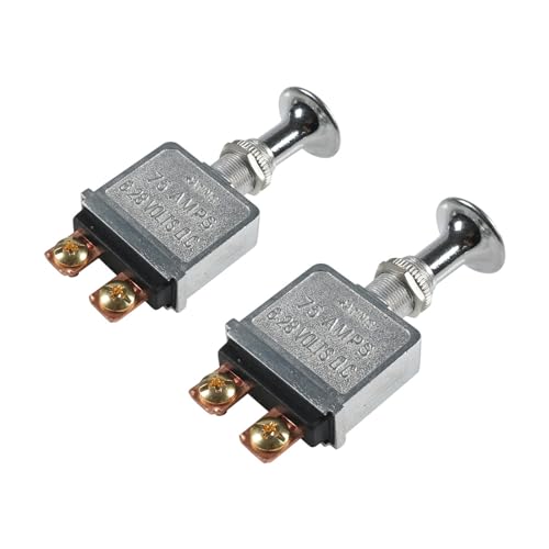 Auto Switches Heavy Duty Push Pulling Offs Switches 2 Position 2 Klemmen DC6-28V 75A Für Scheinwerferlicht Auto Switches Heavy Duty Push Pulling Offs Switches 2 Position 2 Klemmen DC6-28V 75A Für Scheinwerferlicht von Lerpwige