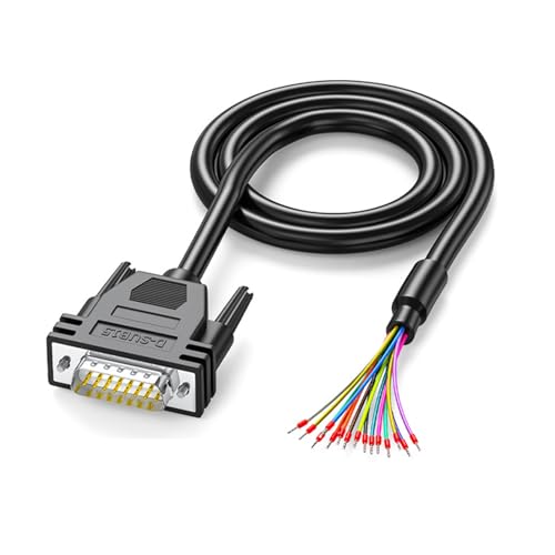 DB15 DB25 Männlich Weiblich 9/15Pin Verlängerung Kabel Industrielle Port Kabel 9/15Pin Terminals Draht Für Elektronische Geräte von Lerpwige