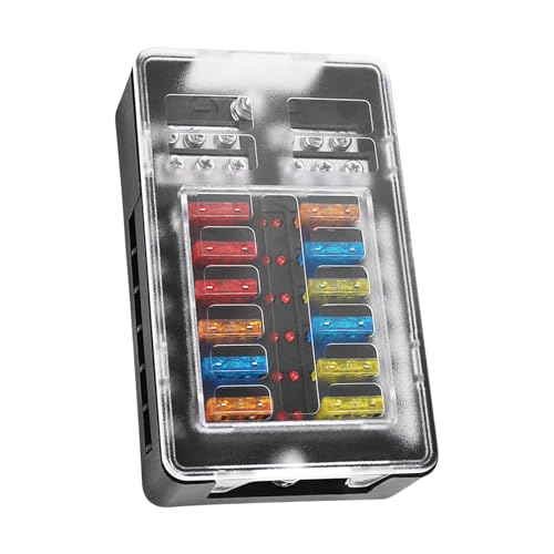 Kfz Sicherungen Box Die 6/12 Schaltkreise Für Vielseitige Sicherungen Für Elektrische Upgrades In Auto Und Freizeitfahrzeugen Unterstützen Kfz Sicherungen Box Die 6/12 Schaltkreise Für Vielseitige Sicherungen Für Elektrische Upgrades In Auto Und Freizeitfahrzeugen Unterstützen von Lerpwige