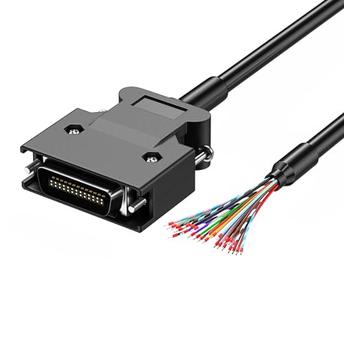 Lerpwige Professionelles SCSI-Kabel mit Klemmen, doppelte Abschirmung, CN14P, CN20P, CN26P, CN36P, CN50P, passend für Scanner/Brenner von Lerpwige