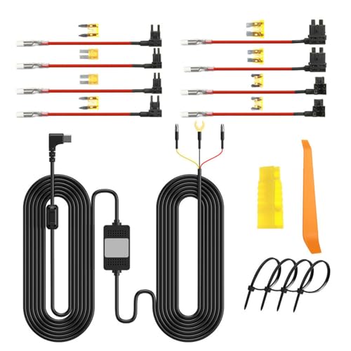 USB C Dashcam Hardwire Set Für Dashcam 8-Fuse Hahnkabel 24-Stunden Überwachung Stromversorgung Niederspannungsschutz von Lerpwige