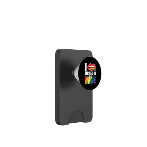 Ich habe es geleckt, also ist es meins Lesbian And Gay Pride LGBT Rainbow PopSockets PopWallet für MagSafe von Lesbian And Gay Pride LGBT Rainbow Flag Outfits