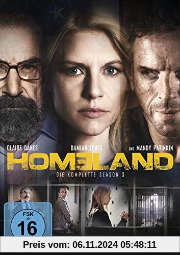 Homeland - Die komplette Season 3 [4 DVDs] von Lesli Linka Glatter