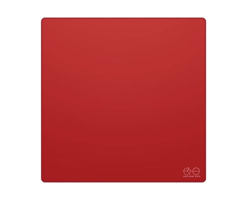 Lethal Gaming Gear Saturn PRO Gaming Mauspad - XL Quadrat - Weich - Rot von Lethal Gaming Gear