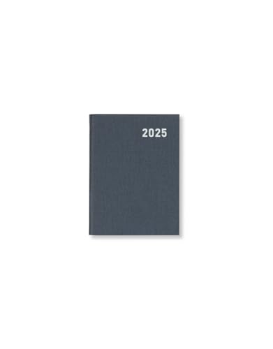 Letts of London Principal Mini Pocket Terminplaner 2025, Tagesansicht, Grau von Letts of London