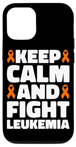 Hülle für iPhone 15 Pro Keep Calm and Fight Leukämie / Leukämie Bewusstsein von Leukemia Awareness Leukemia Warrior Hematologist