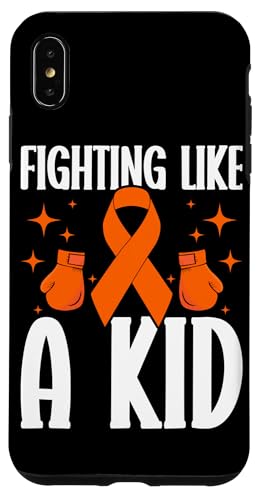 Hülle für iPhone XS Max Fighting Like a Kid Leukämie-Bewusstsein von Leukemia Awareness Leukemia Warrior Hematologist