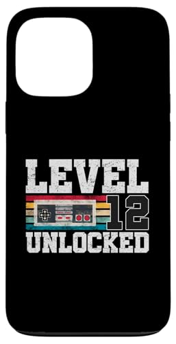 Level 12 Unlocked 12 Year Old Video Gamer Geschenk 12. Geburtstag Hülle für iPhone 13 Pro Max von Level Unlocked Awesome Gaming Birthday Gifts By Mj