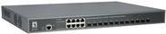 LevelOne GTL-2091 - Switch - L3 - managed - 12 x 10 Gigabit SFP+ + 8 x 10/100/1000 - Desktop, an Rack montierbar von LevelOne