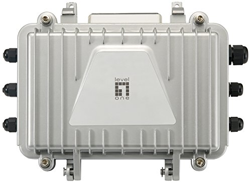 LevelOne PFE-1014R PoE Outdoor Extender Receiver Over Hybrid Fiber mit 4 PoE Augängen von LevelOne
