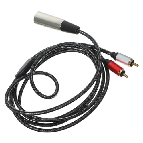 Levemolo Mikrofonkabel Adapterkabel Audiogerätekabel Audiokonverter speaker cables lautsprecherkabel Audio Übertragung Lautsprecher-Audiokabel Stereo-Umwandlungskabel verzinnter Kupferdraht von Levemolo