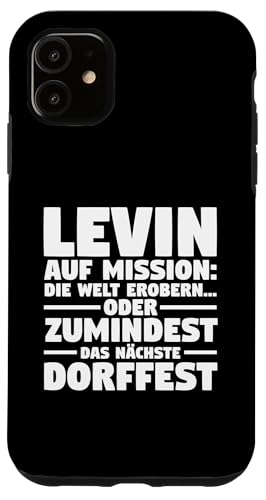 Hülle für iPhone 11 Vorname Levin von Levin Geschenk