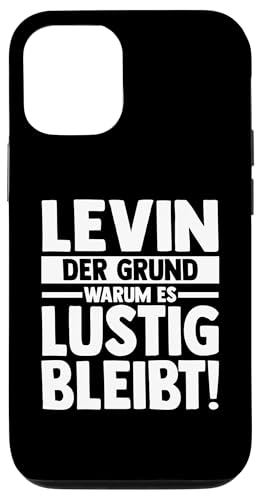 Hülle für iPhone 14 Vorname Levin von Levin Geschenk