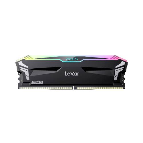 Lexar ARES RGB DDR5 PC-Arbeitsspeicher Modul DDR5 32GB 2 x 16GB 6400MHz 288pin DIMM LD5EU016G-R6400G von Lexar