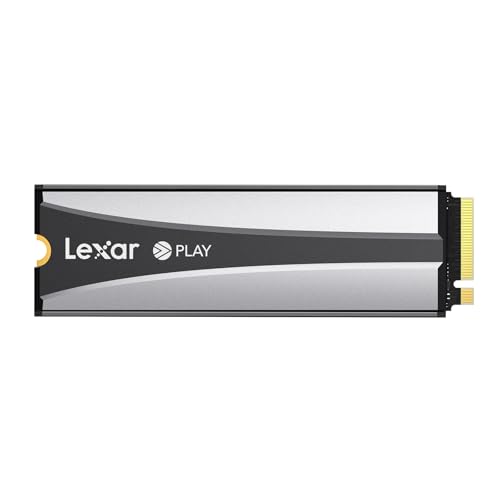 Lexar Play 2280 4TB SSD mit Kühlkörper, PCle Gen 4x4 NVMe, perfekt für PS5, Geschwindigkeit bis zu 7400 MB/s, leistungsstarkes internes Solid-State-Laufwerk, kompatibel mit PS5 von Lexar