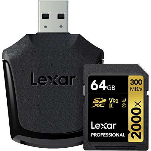 Lexar Professional 2000x 64GB SDXC UHS-II Speicherkarte von Lexar