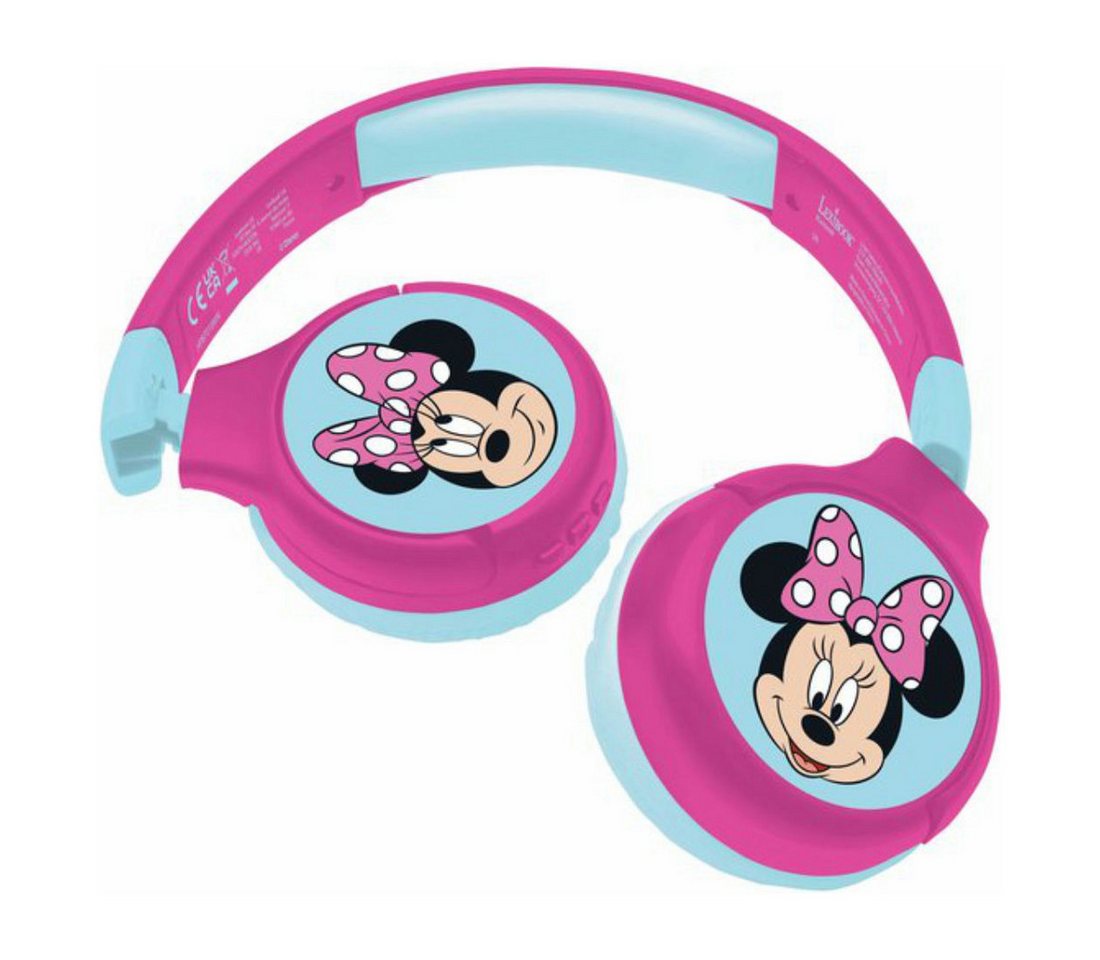 Lexibook® Disney Minnie Mouse 2in1 Bluetooth und Kabel, faltbare Kopfhörer Kinder-Kopfhörer von Lexibook®
