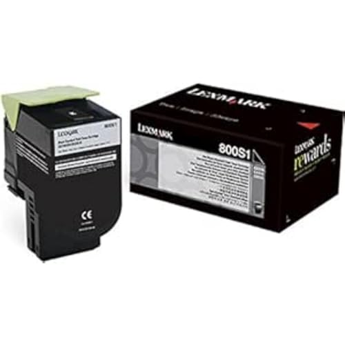 LEXMARK 800S1 Toner schwarz Standardkapazität 2.500 Seiten 1er-Pack von Lexmark
