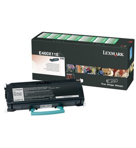 Lexmark E460X11E Toner und Lasertoner E460, Schwarz, Schwarz, Kartusche, 399 x 137 x 181 mm von Lexmark