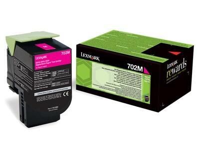 Lexmark Original 702M Toner - magenta (70C20M0) für CS310dn/n, CS410dn/dtn/n,... von Lexmark